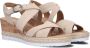 Gabor Beige Kruisband Sleehak Sandaal Beige Dames - Thumbnail 1