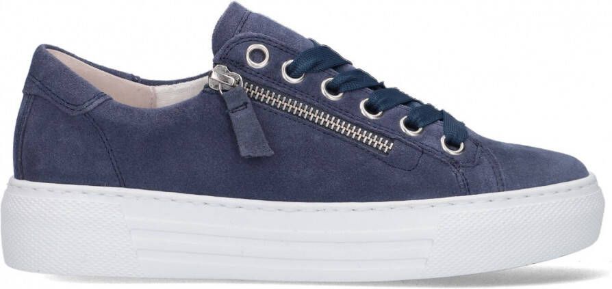 Gabor 465 Lage sneakers Dames Blauw