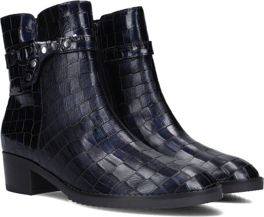 Gabor 511 Enkellaarsjes Enkelboots met rits Dames Blauw