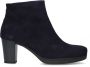 Gabor 861 Enkellaarsjes Enkelboots met rits Dames Blauw - Thumbnail 1