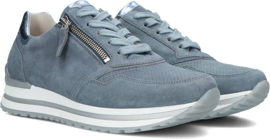 Gabor Blauwe Lage Sneaker Comfort Collectie Blue Dames