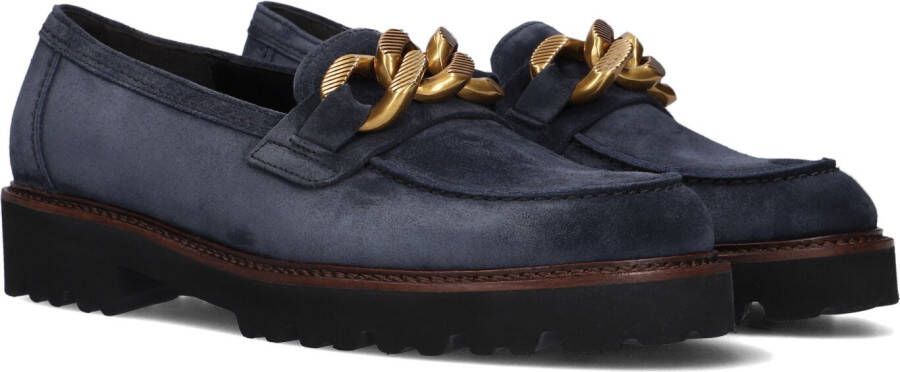 Gabor 240.3 Loafers Instappers Dames Blauw Schoenen