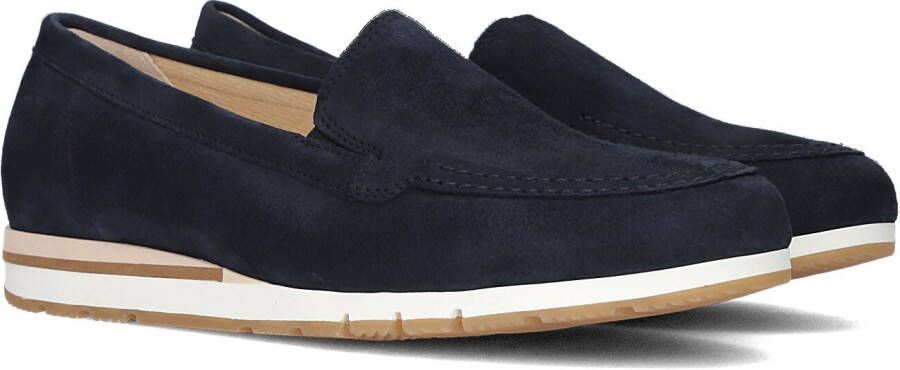 GABOR Loafers Dames 444 Maat: 42 5 Materiaal: Suède Kleur: Blauw