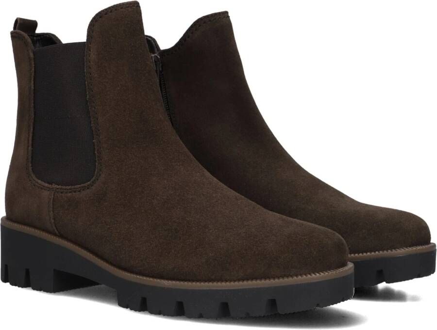 GABOR Chelsea Boots Dames 051 Maat: 37 5 Materiaal: Suède Kleur: Bruin