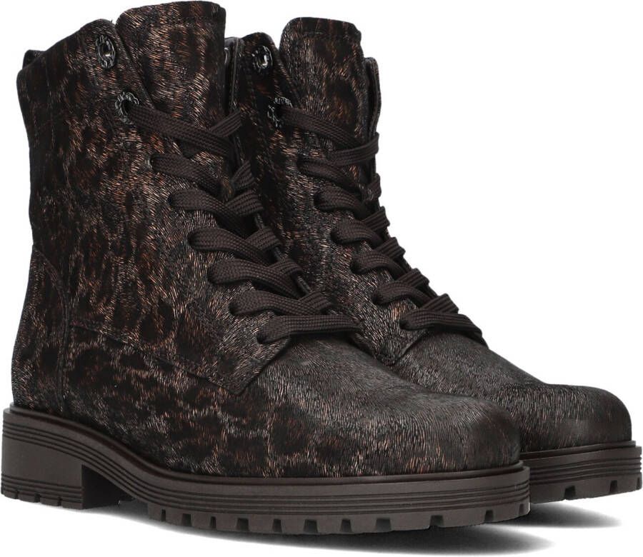 GABOR Veterboots Dames 765.1 Maat: 38 Materiaal: Leer Kleur: Bruin