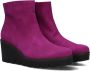 Gabor 780.1 Enkellaarsjes Enkelboots met rits Dames Paars - Thumbnail 1