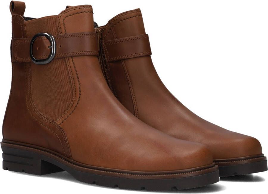 Gabor 653.1 Enkellaarsjes Enkelboots met rits Dames Camel