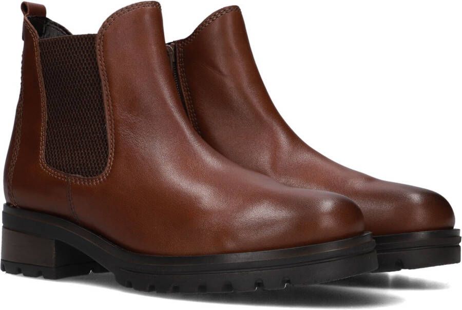 GABOR Chelsea Boots Dames 781.3 Maat: 38 Materiaal: Leer Kleur: Cognac