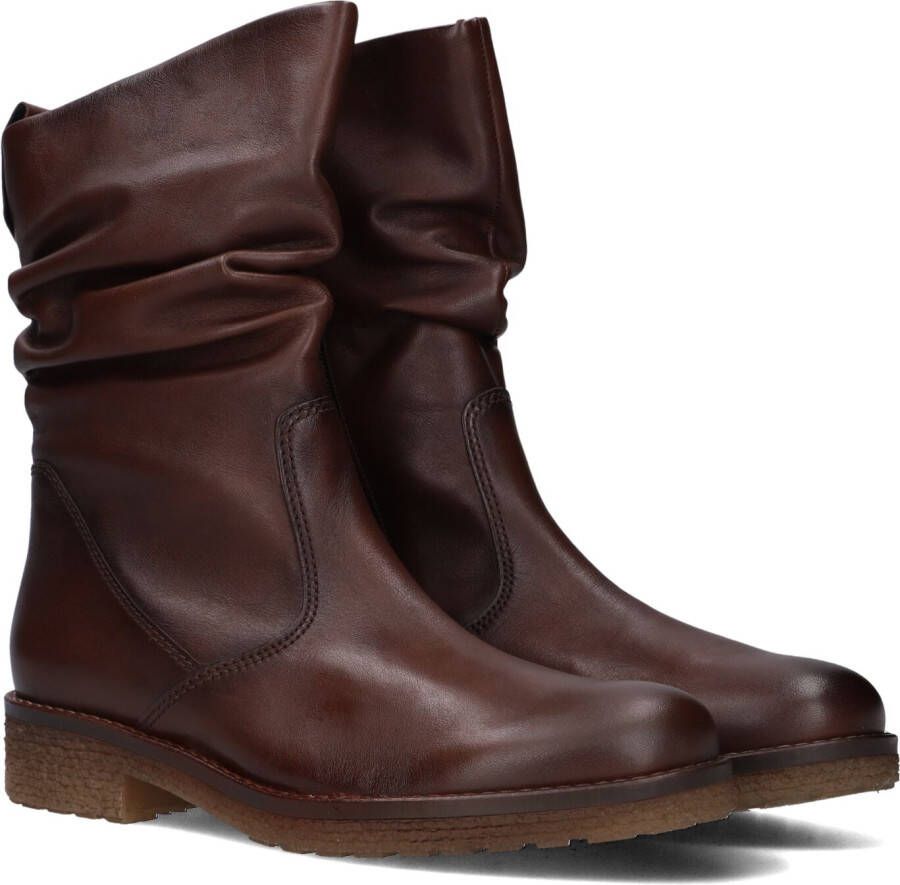 Gabor 013 Enkellaarsjes Enkelboots met rits Dames Cognac