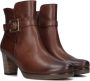 Gabor 083 1 Enkellaarsjes Enkelboots met rits Dames Cognac - Thumbnail 1