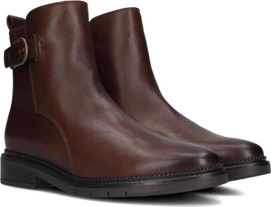 Gabor 702.3 Enkellaarsjes Enkelboots met rits Dames Cognac