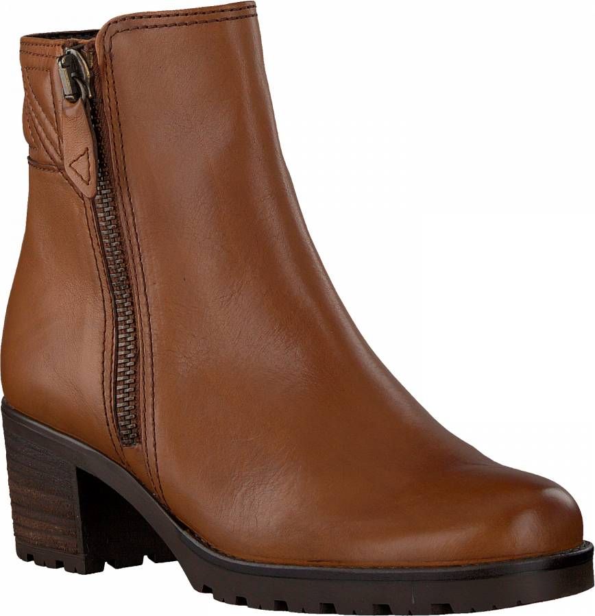 Gabor 803.1 Enkellaarsjes Enkelboots Dames Cognac Schoenen