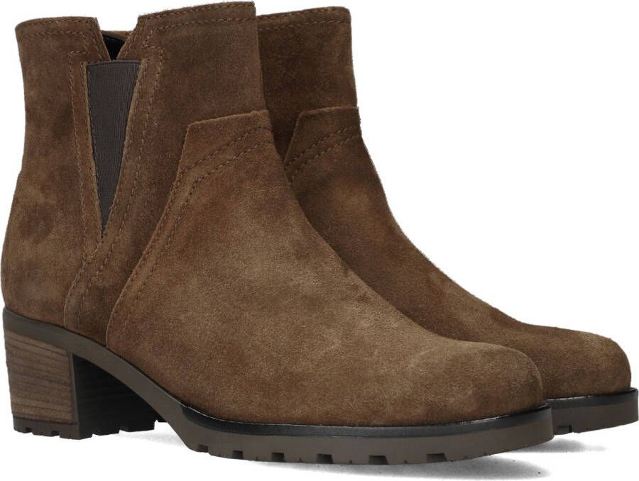 Bruin Tinten 804 Enkellaarsjes Enkelboots met rits Dames Cognac