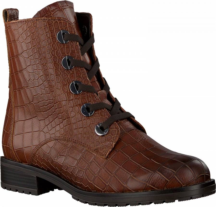 Gabor 795.2 Veterboots Laarzen Met Veters Dames Cognac