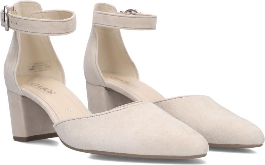 Gabor beige suède dames pumps