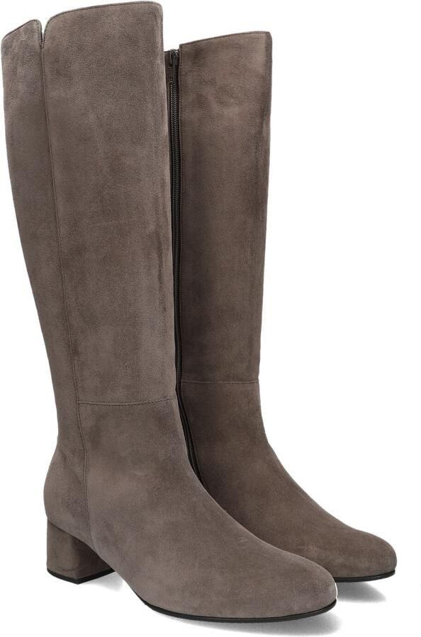 GABOR Hoge Laarzen Dames 689 Maat: 37 Materiaal: Suède Kleur: Taupe