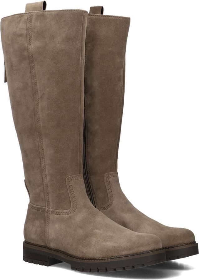GABOR Hoge Laarzen Dames 727 Maat: 35 5 Materiaal: Suède Kleur: Taupe