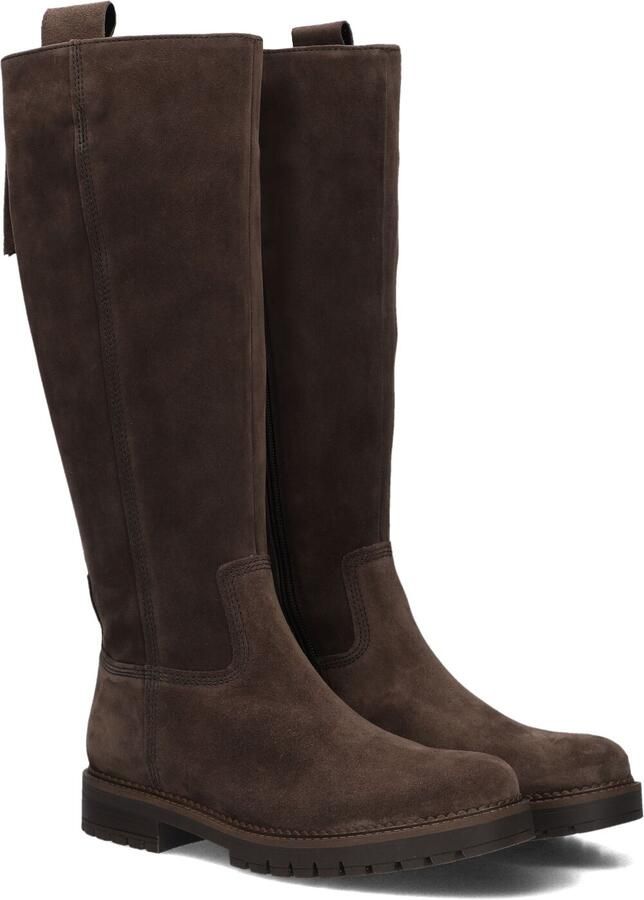 GABOR Hoge Laarzen Dames 727 Maat: 42 5 Materiaal: Suède Kleur: Bruin