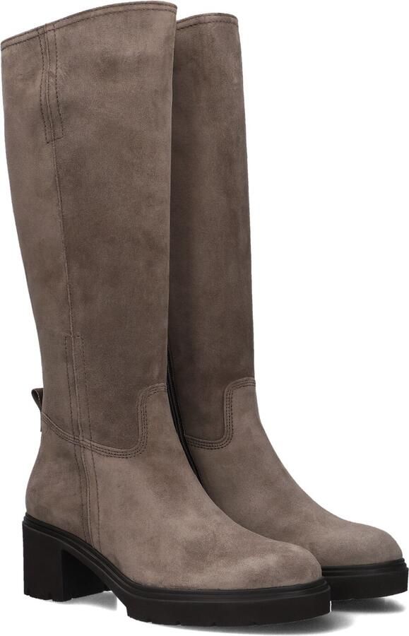 GABOR Hoge Laarzen Dames 879 Maat: 37 Materiaal: Suède Kleur: Taupe