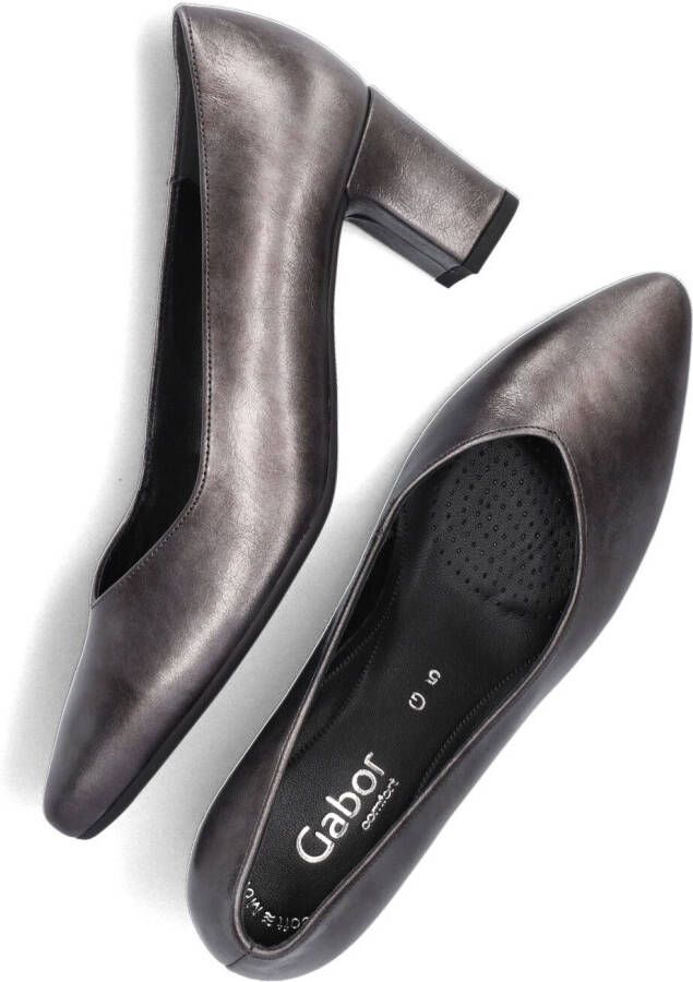 GABOR Pumps Dames 152 Maat: 42 Materiaal: Leer Kleur: Grijs