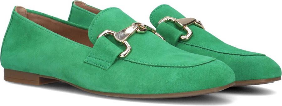 Gabor Groene Loafer 211 met Gouden Horsbit Green Dames