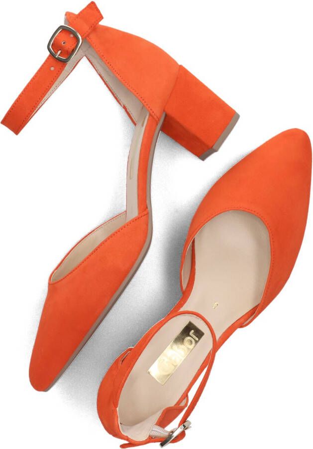 GABOR Pumps Dames 340 Maat: 38 Materiaal: Suède Kleur: Oranje