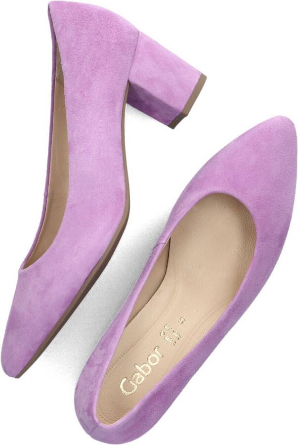 GABOR Pumps Dames 450 Maat: 35 Materiaal: Suède Kleur: Paars