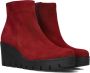 Gabor 780.1 Enkellaarsjes Enkelboots met rits Dames Rood - Thumbnail 1