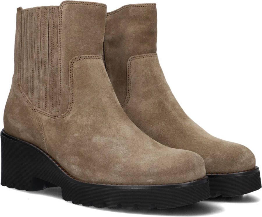 GABOR Chelsea Boots Dames 621.2 Maat: 38 5 Materiaal: Suède Kleur: Taupe