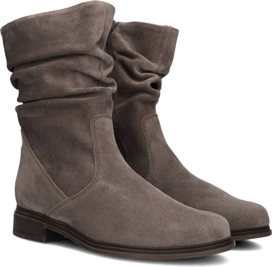 Gabor 793 Enkellaarsjes Enkelboots met rits Dames Taupe