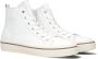 Gabor Witte High-Top Sneaker met Rits White Dames - Thumbnail 1