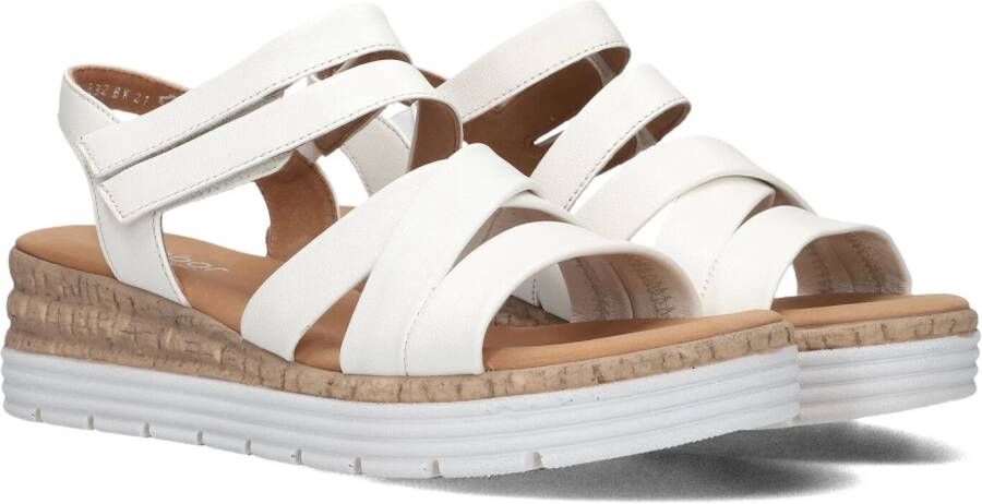 Gabor Witte Leren Sandalen Stijlvol Model White Dames