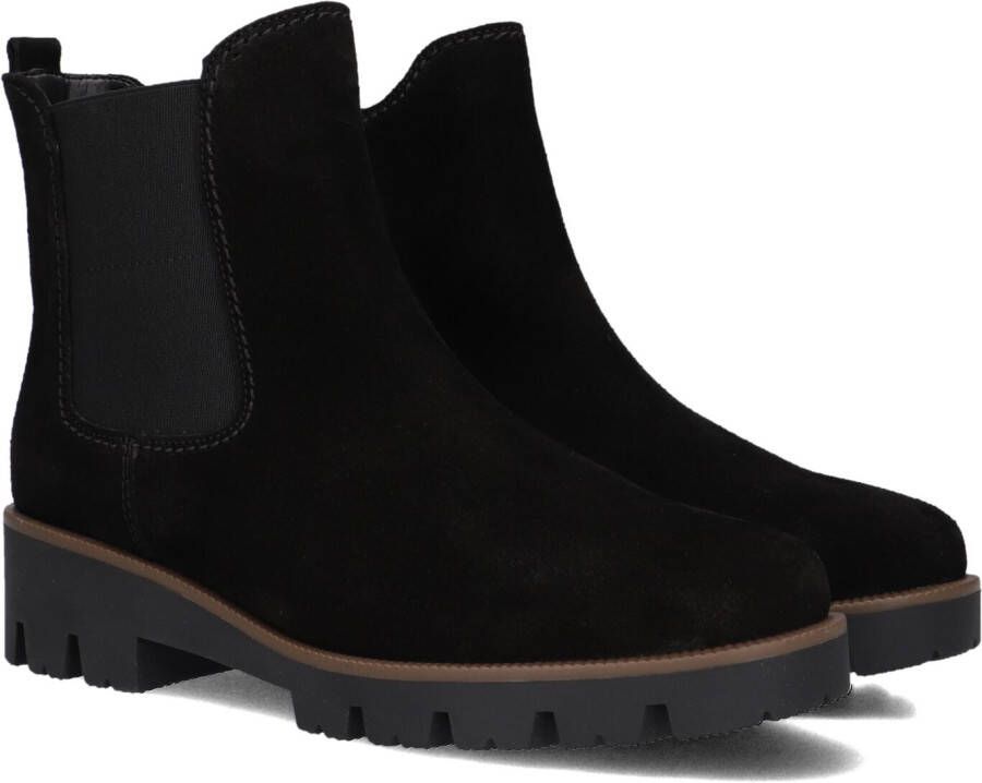 GABOR Chelsea Boots Dames 051 Maat: 40 Materiaal: Suède Kleur: Zwart