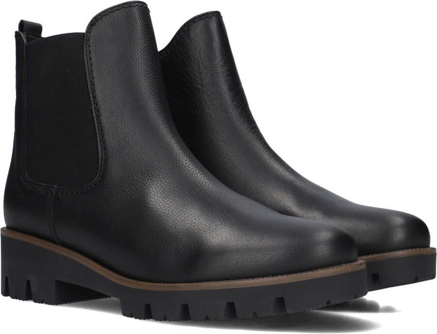 GABOR Chelsea Boots Dames 051 Maat: 43 Materiaal: Leer Kleur: Zwart