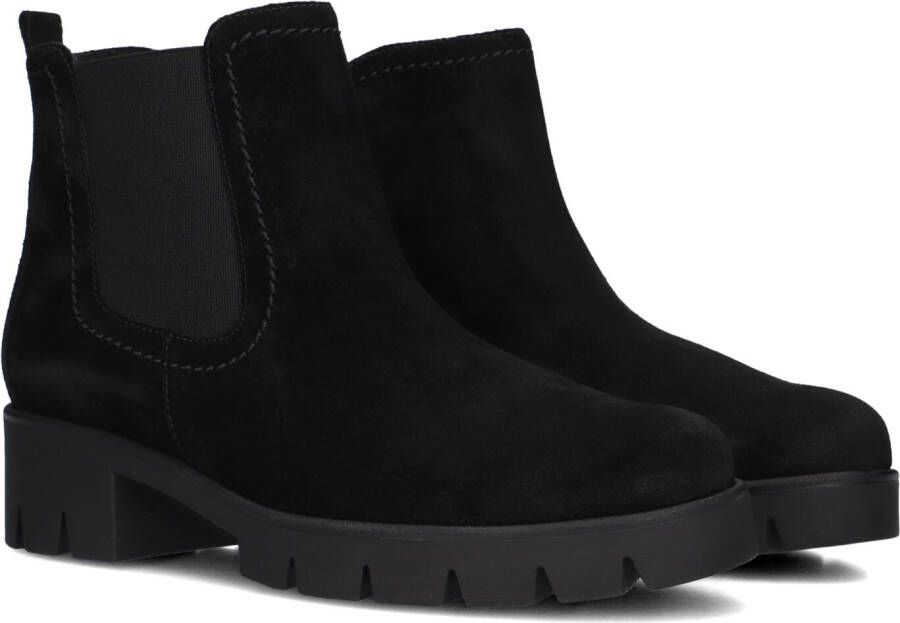 GABOR Chelsea Boots Dames 710 Maat: 43 Materiaal: Suède Kleur: Zwart