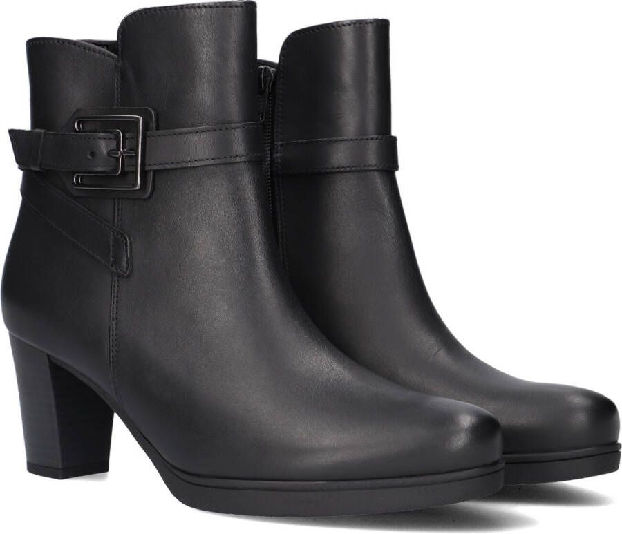 Gabor 083.1 Enkellaarsjes Enkelboots met rits Dames Zwart