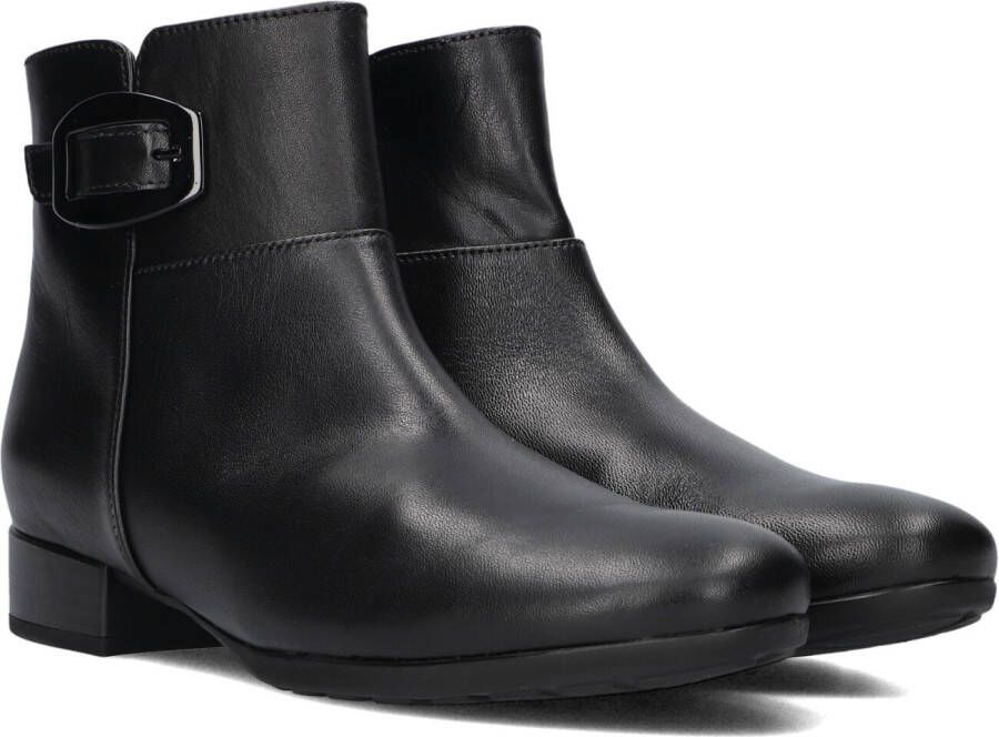 Gabor 714.1 Enkellaarsjes Enkelboots met rits Dames Zwart