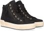 Gabor Zwarte hoge sneakers met dubbele rits en plateauzool Black Dames - Thumbnail 1