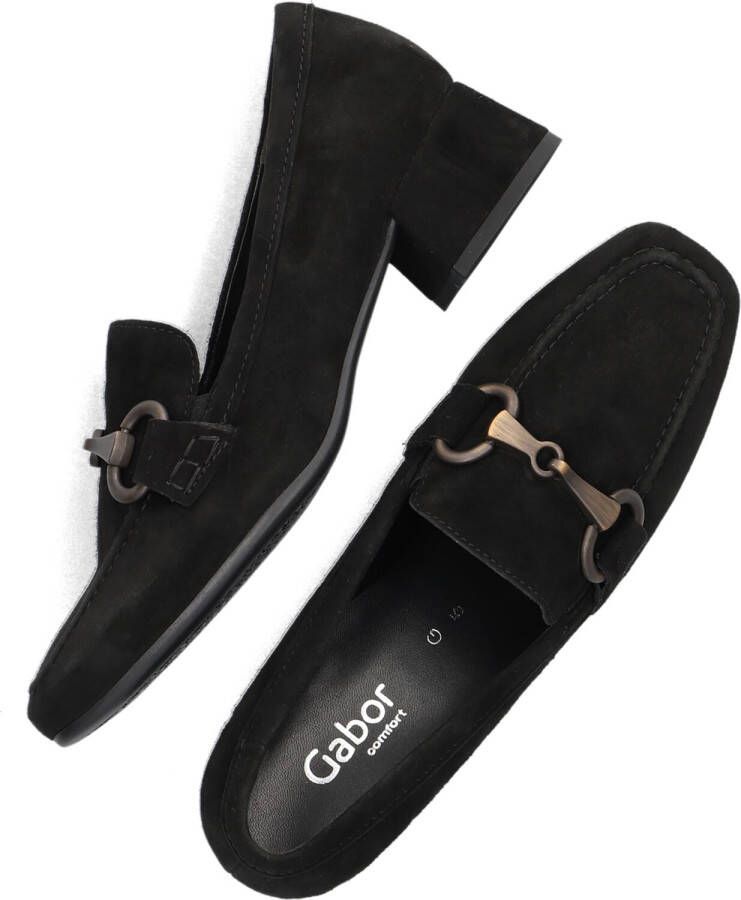 GABOR Zwarte Loafers 121