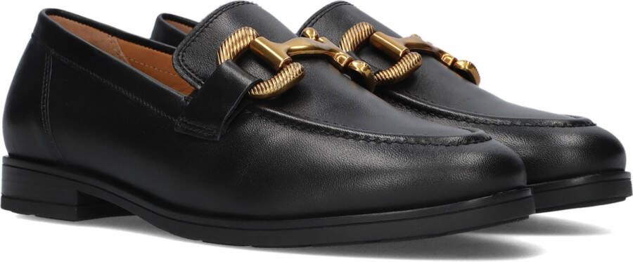 Gabor Zwarte Loafer 422.1 met Gouden Detail Black Dames
