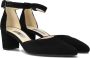 Gabor Zwarte Suède Pumps met Velours Detail Black Dames - Thumbnail 1