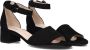 Gabor Zwarte Suède Comfort Sandalen met Enkelband Black Dames - Thumbnail 1