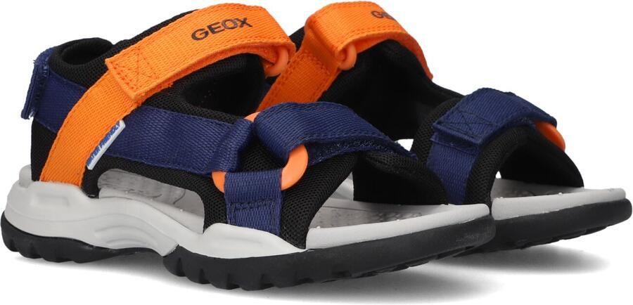 GEOX BOREALIS TIENERS Sandalen MARINEBLAUW ORANJE