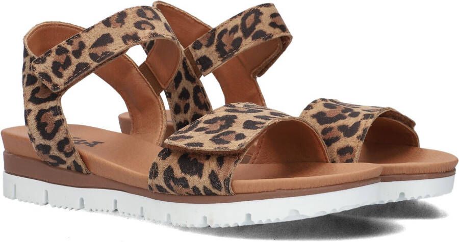 Giga Leopard Sandalen bruin Leer Dames