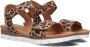 Giga Leopard Sandalen bruin Leer Dames - Thumbnail 1