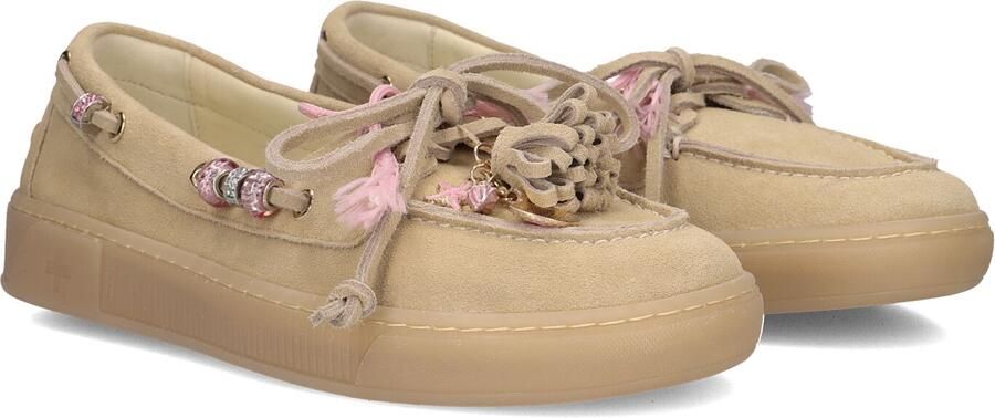 GIO+ Mocassins Dames Moka Maat: 40 Materiaal: Suède Kleur: Beige