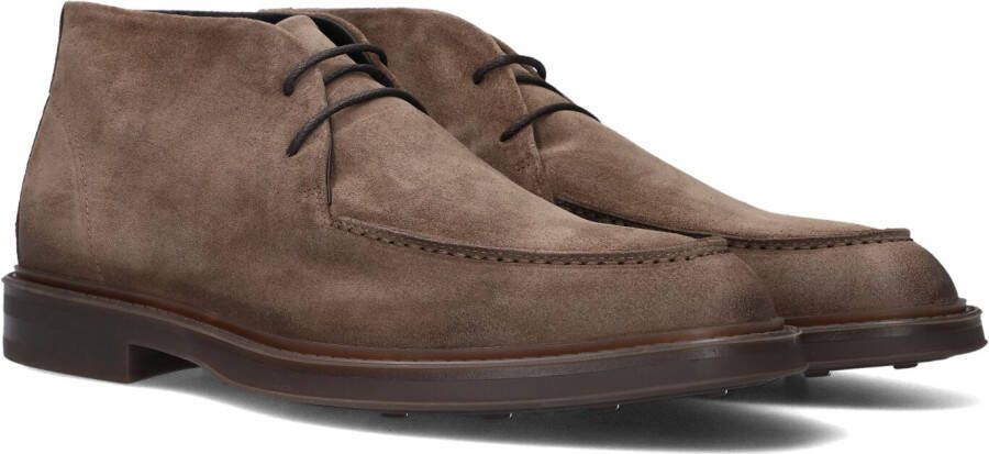 Giorgio Beige Suède Veterschoenen Beige Heren