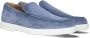 Giorgio Blauwe Suède Loafers met Sportieve Look Blue Heren - Thumbnail 1