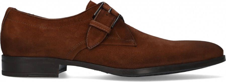 Giorgio Amalfi Schoen Monk Strap Cognac Schoen cm Suede Leer Heren