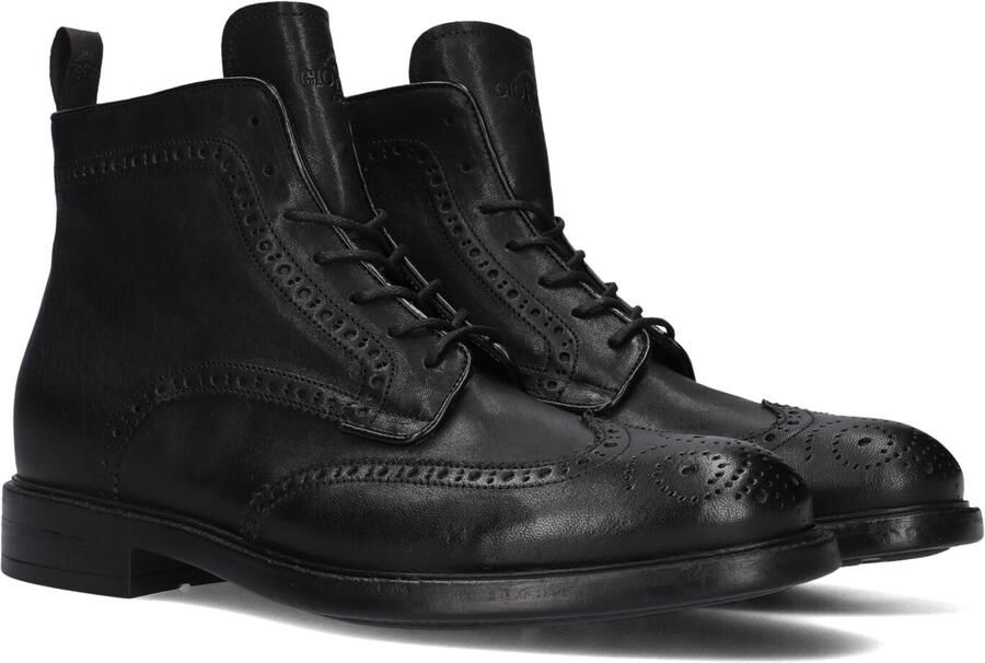 GIORGIO Veterboots Heren 88609 Maat: 41 Materiaal: Leer Kleur: Zwart